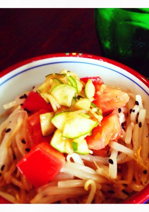 ナムルのっけそうめん-レシピのメイン写真