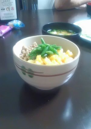 生姜の効いた鳥ソボロ丼-レシピのメイン写真