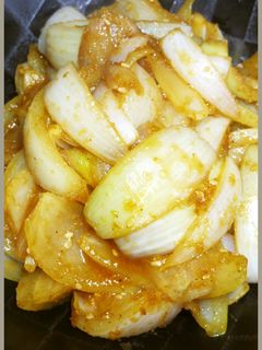 お箸が進む!新玉ねぎのうまいうまい焼き-レシピのメイン写真