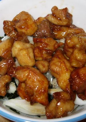 から揚げ丼-レシピのメイン写真