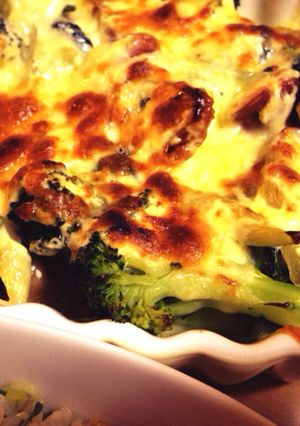 ベーコンと野菜ガーリックマヨチーズ焼き-レシピのメイン写真