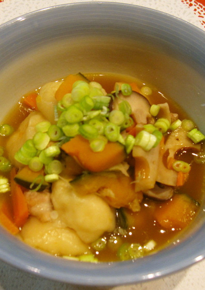 野菜たっぷりすいとん-レシピのメイン写真