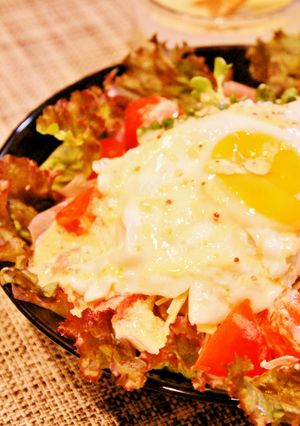 生野菜モリモリ♪簡単シーザーサラダ風-レシピのメイン写真