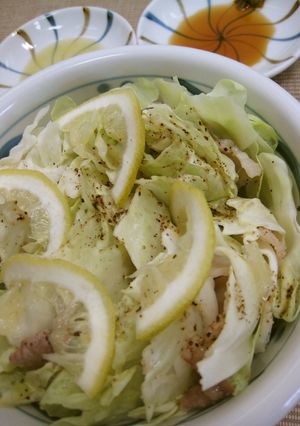 キャベツと豚バラ肉のレモン蒸し-レシピのメイン写真