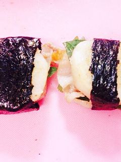 ホクホク 山芋 の 豚バラ粉チーズサンド-レシピのメイン写真