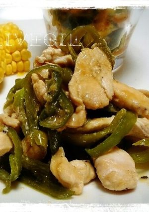 さっぱり♪鶏胸肉とピーマンの酢っぱ炒め-レシピのメイン写真