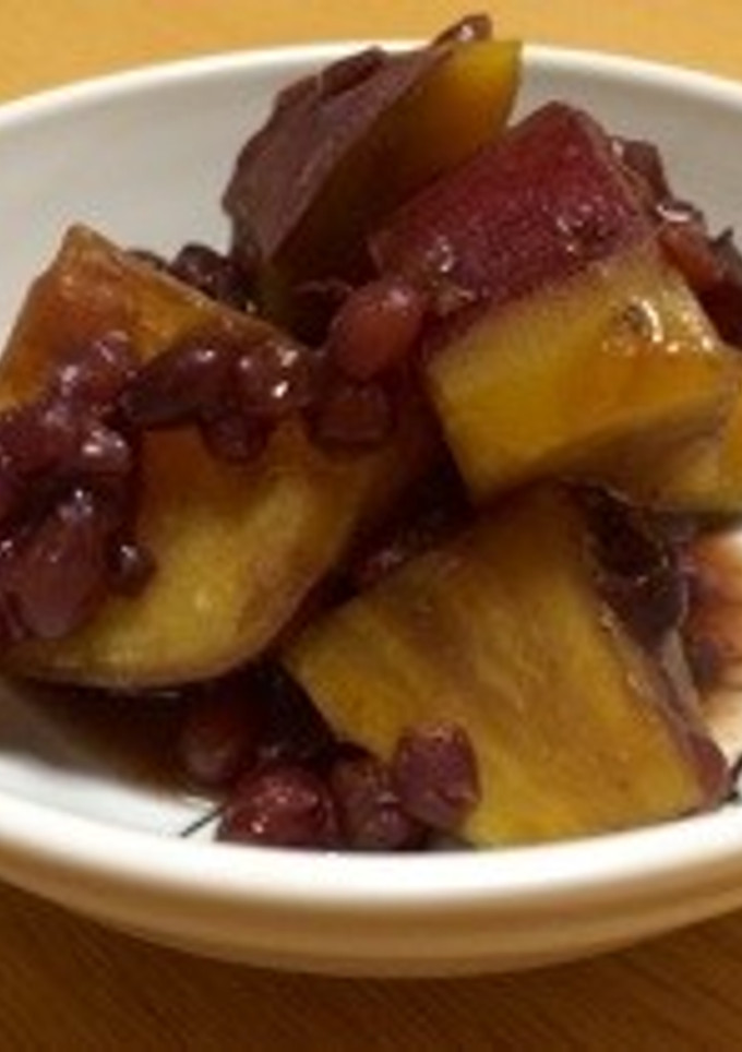 義母が大好き簡単なさつまいものいとこ煮-レシピのメイン写真