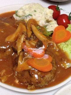 煮込みハンバーグ-レシピのメイン写真