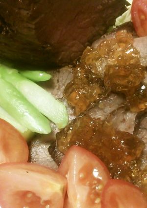 魚焼きグリルでローストビーフ-レシピのメイン写真