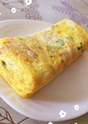 ブロッコリースプラウトの卵焼き-レシピのメイン写真
