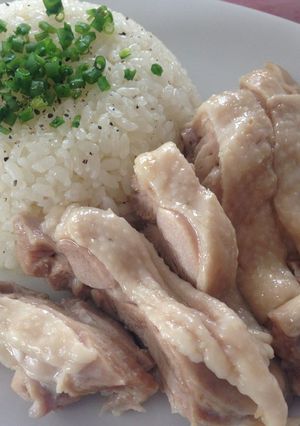 炊飯器で簡単！海南鶏飯-レシピのメイン写真