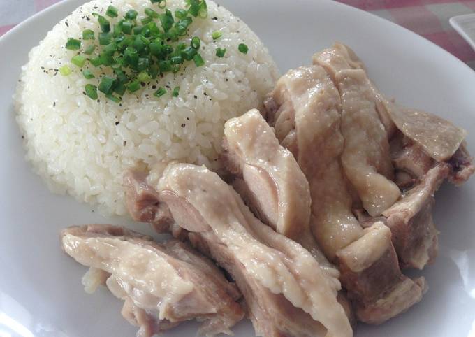 炊飯器で簡単！海南鶏飯 by トトロパパ 【クックパッド】 簡単おいしいみんなのレシピが392万品