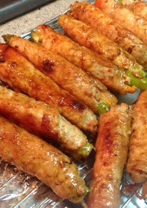 野菜とふだ肉巻き♡-レシピのメイン写真