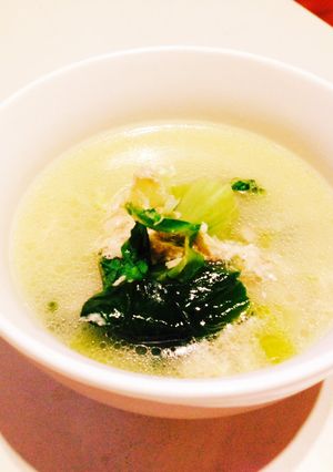 青梗菜とツナのミルク風味スープ-レシピのメイン写真