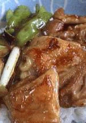 グリルでヤキトリ丼-レシピのメイン写真