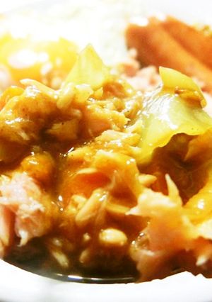 キャベツとツナのカレー-レシピのメイン写真