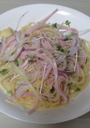 こぶ茶味の冷製パスタ-レシピのメイン写真