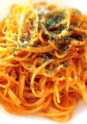 ガーリックバジルトマトパスタ-レシピのメイン写真