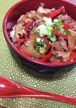 超簡単！早い！ヨシダソースで豚丼！-レシピのメイン写真
