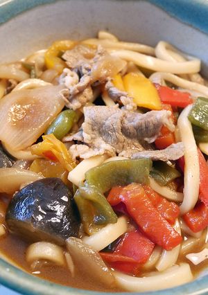 洋風☆野菜たっぷり！味噌煮込みうどん-レシピのメイン写真