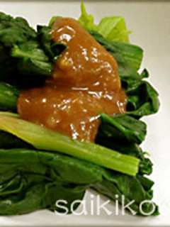 だし糀でほうれん草のごま和え風-レシピのメイン写真