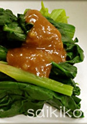 だし糀でほうれん草のごま和え風-レシピのメイン写真