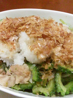 さっぱり！大根おろしonゴーヤチャンプル-レシピのメイン写真