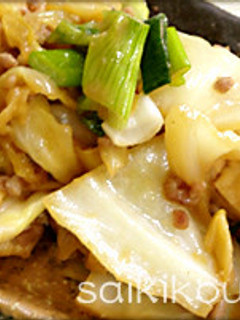 厚揚げとキャベツのだし糀炒め-レシピのメイン写真