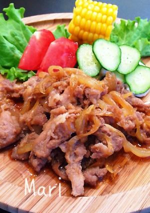NONSTOPお安い豚こま肉で✨生姜焼き-レシピのメイン写真