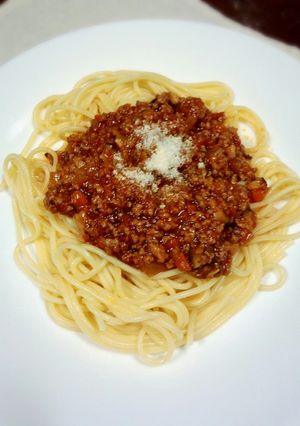 野菜もたっぷりミートソース♪-レシピのメイン写真