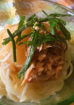 簡単☆ツナと大根おろしのさっぱり素麺-レシピのメイン写真