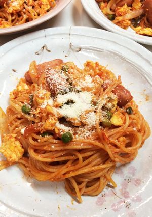 ケチャップ味イタリアンスパゲッティ-レシピのメイン写真