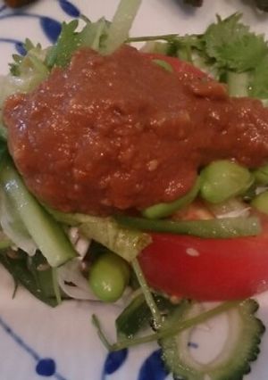 リメイク★棒々鶏ソースの枝豆サラダ-レシピのメイン写真