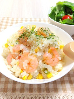 エビとコーンの激ウマピラフ-レシピのメイン写真