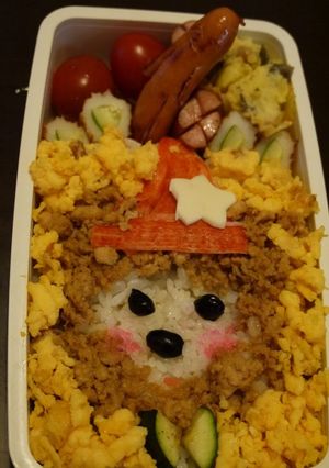モンチッチのキャラ弁-レシピのメイン写真