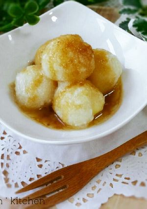 おからの♡バター醤油じゃがいももち団子-レシピのメイン写真