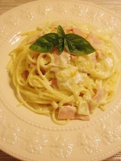 塩レモンのクリームパスタ-レシピのメイン写真