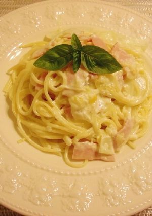 塩レモンのクリームパスタ-レシピのメイン写真