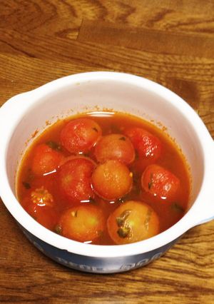 ミニトマトスープ-レシピのメイン写真