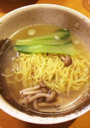 息子喜ぶ塩ラーメン スープの巻-レシピのメイン写真