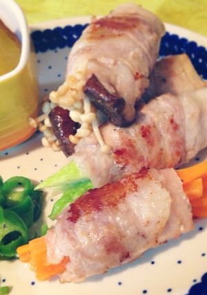 *余り野菜でもう一品！野菜の肉巻き*-レシピのメイン写真