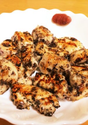 簡単♫鶏むね肉の塩麹で柔らかゆかり焼き-レシピのメイン写真