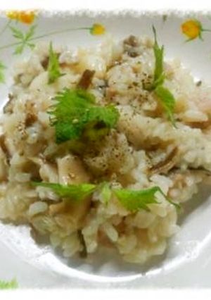 干し椎茸のリゾット-レシピのメイン写真