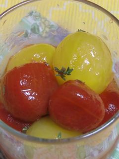 さわやか♪ひんやりミニトマトのマリネ-レシピのメイン写真