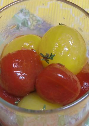 さわやか♪ひんやりミニトマトのマリネ-レシピのメイン写真