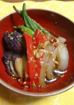 茄子と野菜がたっぷり！サッパリ♪南蛮漬け-レシピのメイン写真
