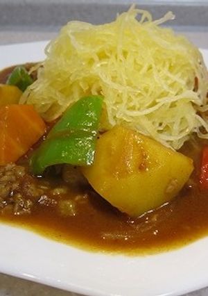 そうめんかぼちゃで野菜たっぷりカレー-レシピのメイン写真