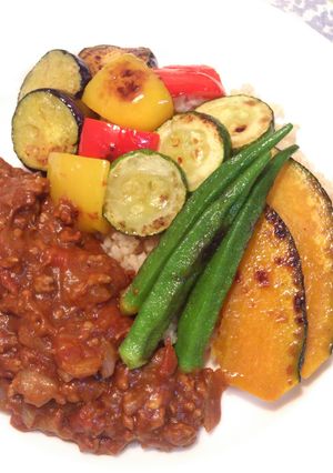♪夏野菜をタップリ★あと乗せカレー♪-レシピのメイン写真