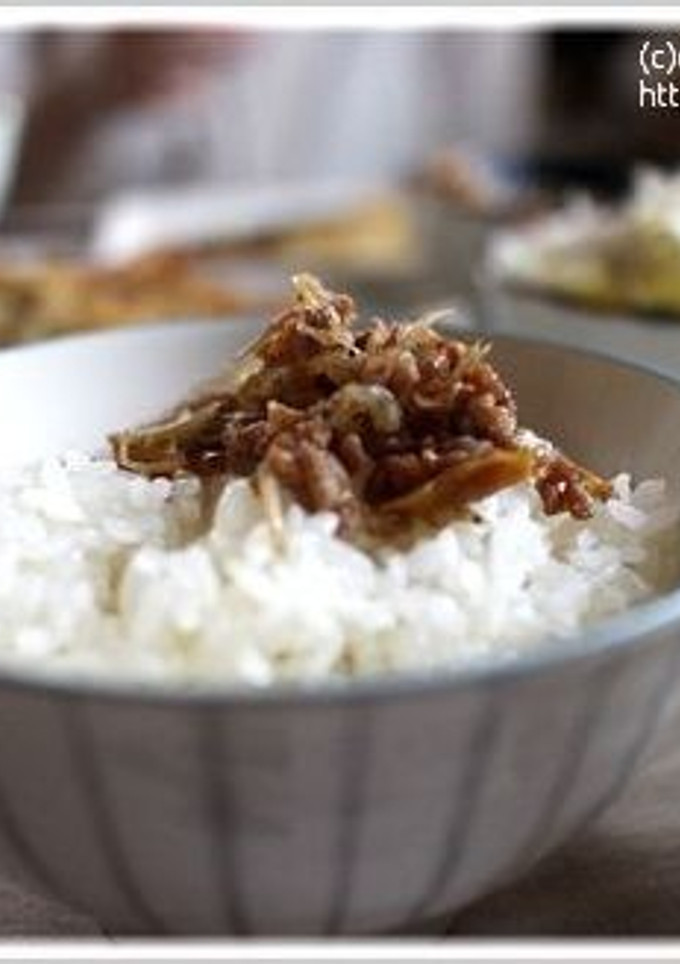 ちりめんそぼろ-レシピのメイン写真