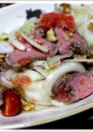 ローストビーフのグレフルサラダ-レシピのメイン写真